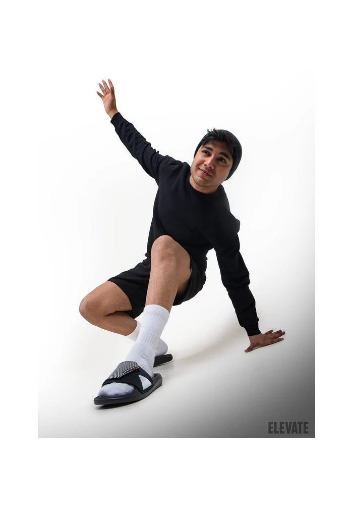 Bacca Bucci Triple Black Elevate Slides – Ultra-Comfort EVA Slip-Ons for Men | Best Price UAE